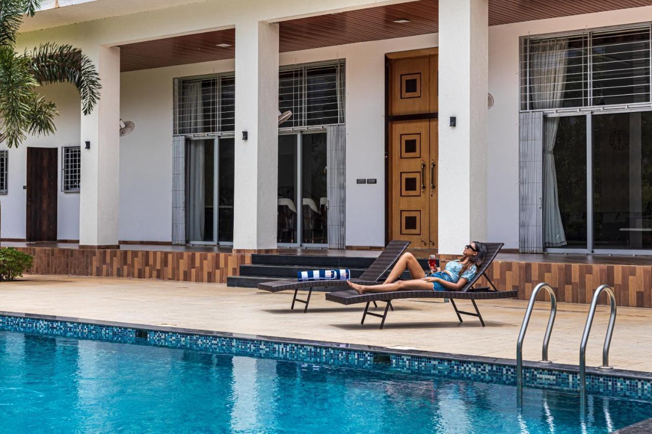 Saffronstays Odyssey, Karjat - 10 Acres Pet-Friendly Estate With Swimming Pool Chinchavli Exteriör bild