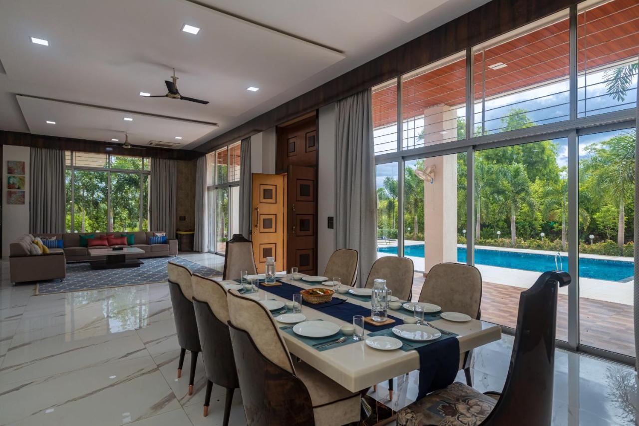 Saffronstays Odyssey, Karjat - 10 Acres Pet-Friendly Estate With Swimming Pool Chinchavli Exteriör bild