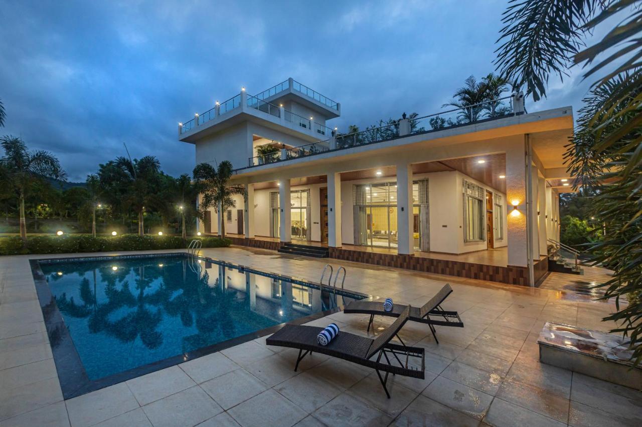 Saffronstays Odyssey, Karjat - 10 Acres Pet-Friendly Estate With Swimming Pool Chinchavli Exteriör bild
